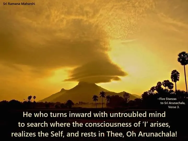 He who turns inward with untroubled mind to search where consciousness of I arises