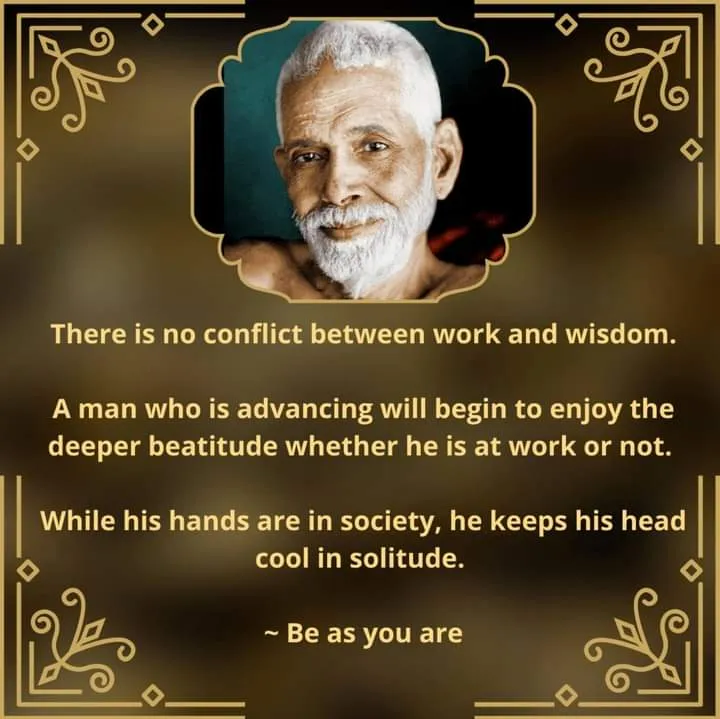 There is no conflict between work and wisdom