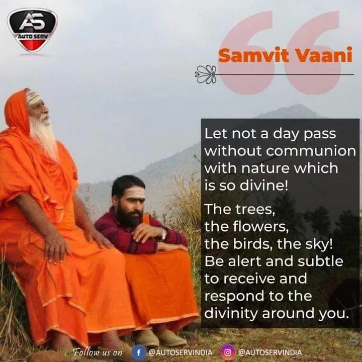 Let not a day pass without communion with nature which is so divine