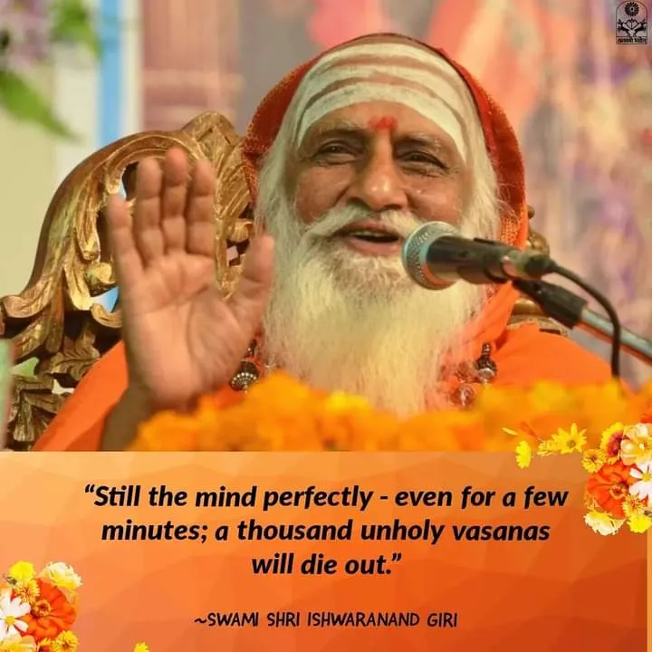 a thousand unholy vasanas will die out