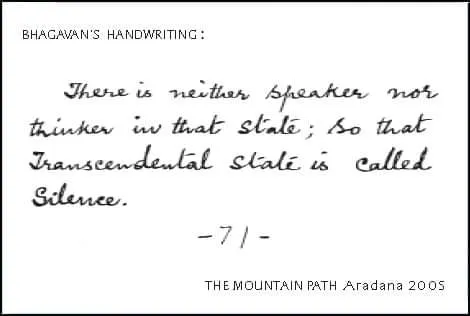 There is neither speaker nor thinker in that State
