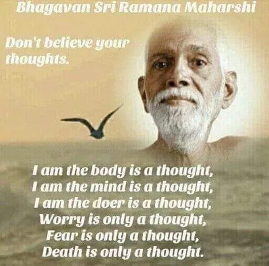 Dont believe your thoughts